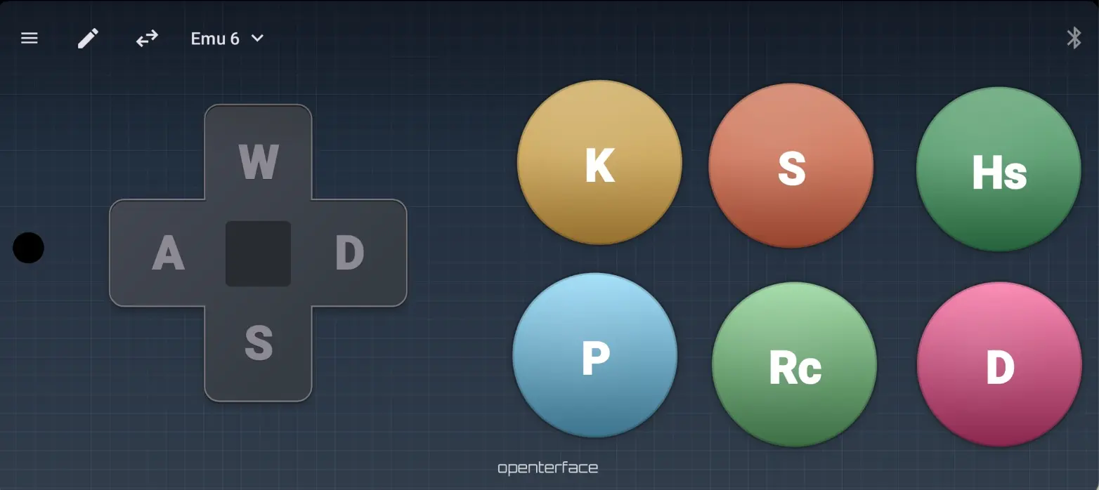 Gamepad preset list