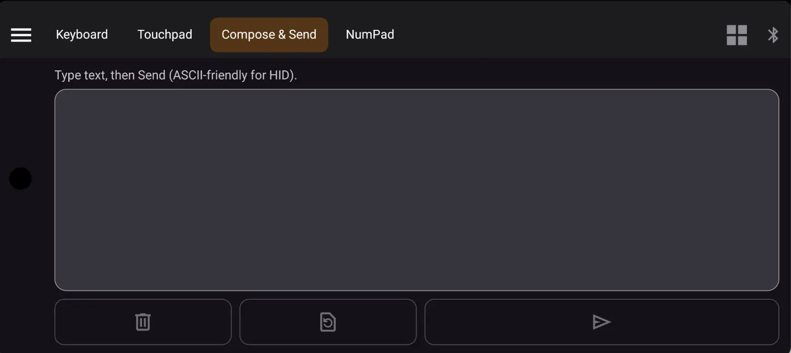 Basic compose and send mode