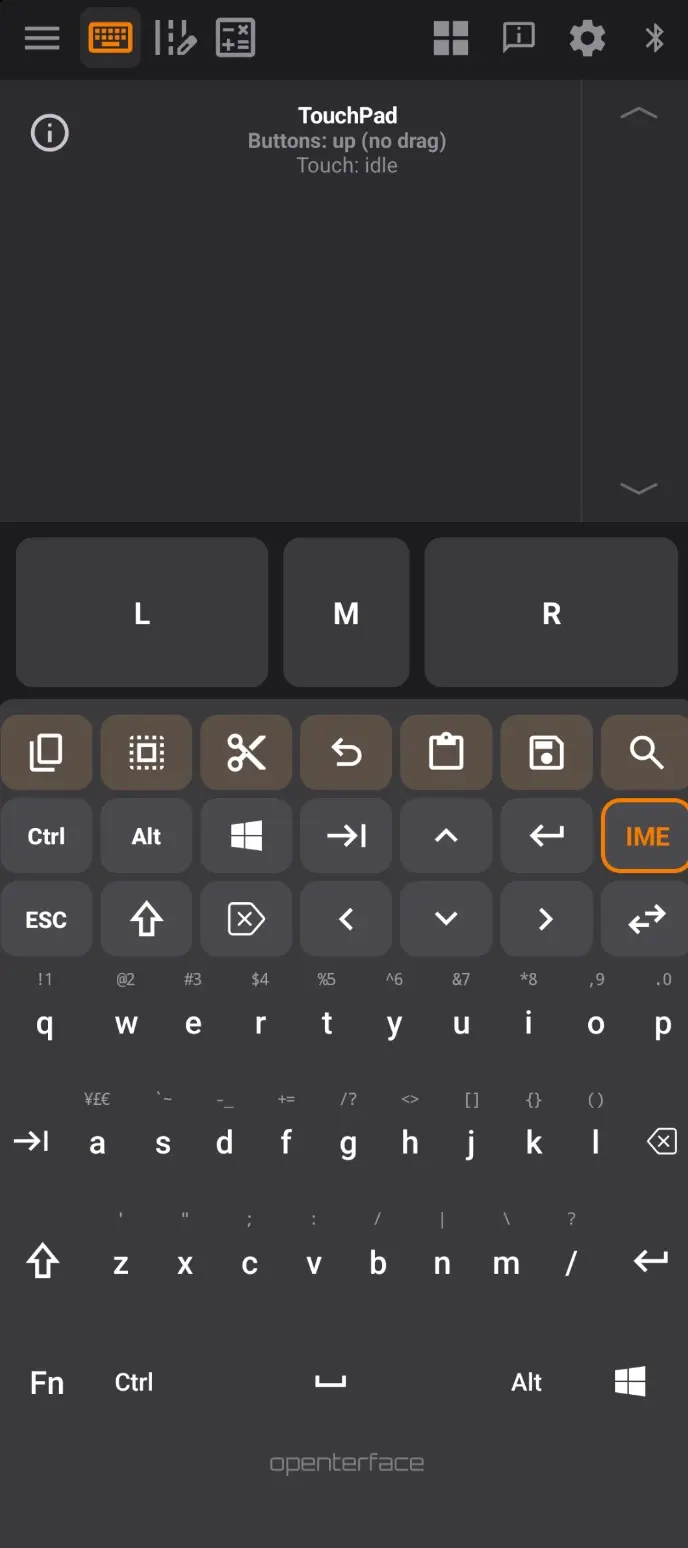 Tastatură și touchpad portret
