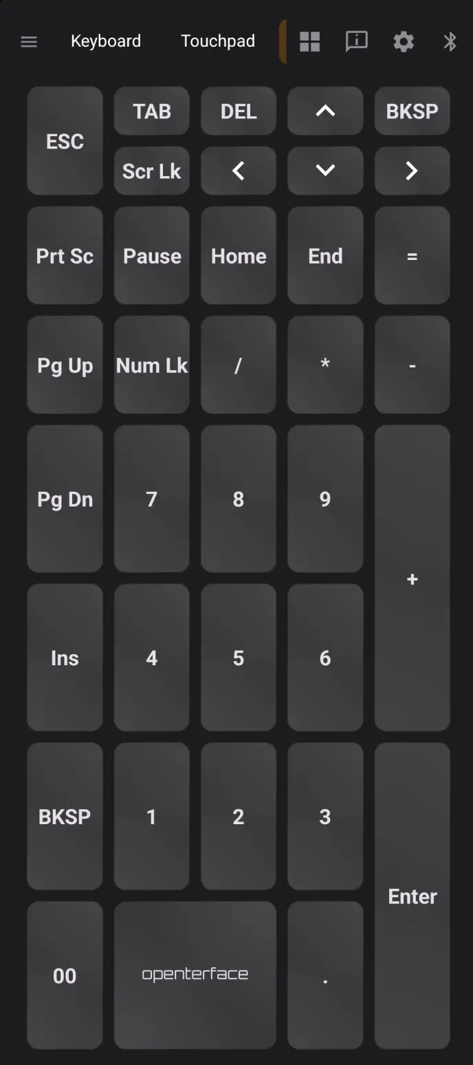 Numeric pad portret