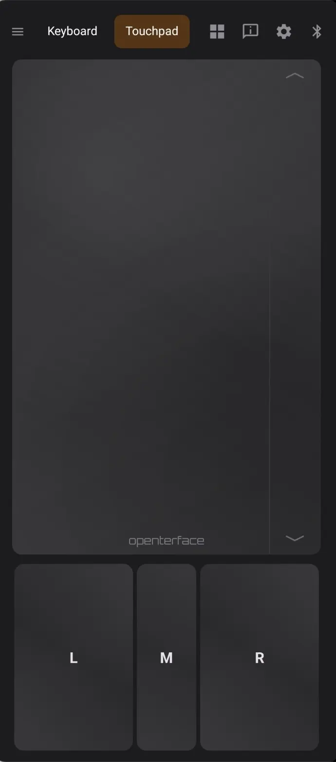 Touchpad peisaj